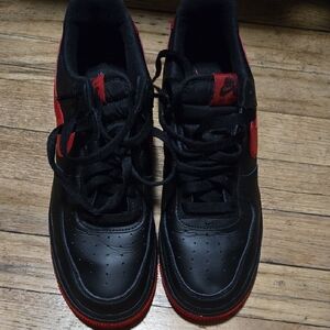 Nike Black and Red Sneakers
